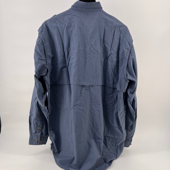 Cabelas Men Vented Hunting Shooting Shirt LT Tall Padded Quilted Shoulders Large - Picture 5 of 9